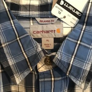 Carhartt button front shirt